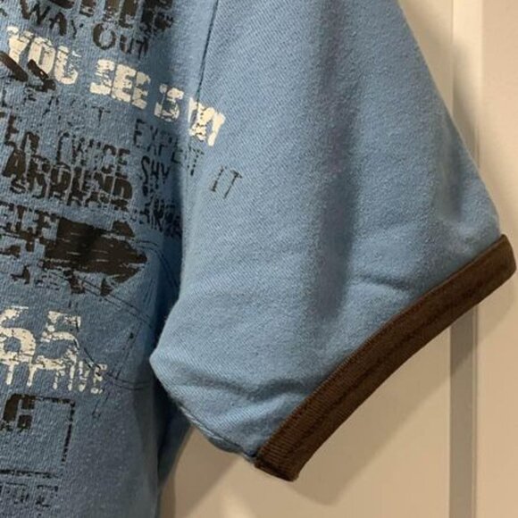 SOLD Blue Y2K T Shirt - Picture 4 of 9